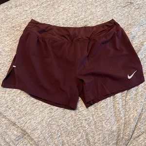 Maroon Nike Running Shorts